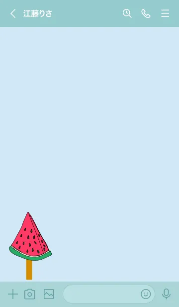 [LINE着せ替え] watermelon ice 4の画像3