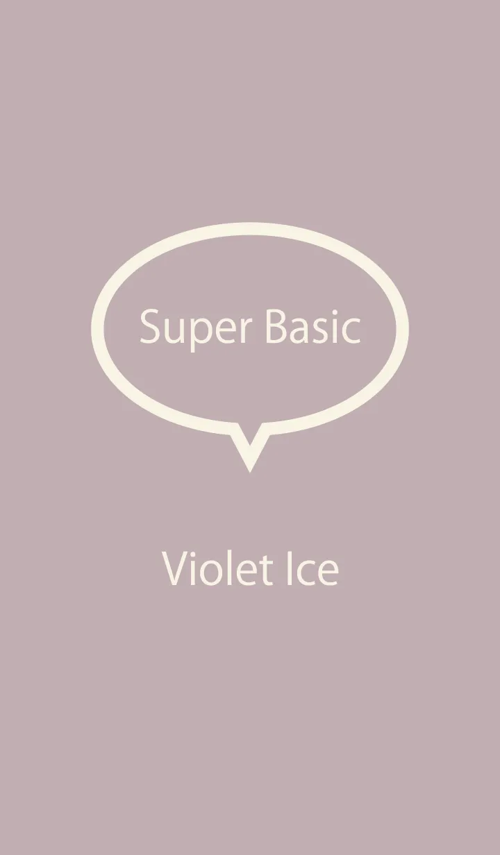 [LINE着せ替え] Super Basic Violet Iceの画像1