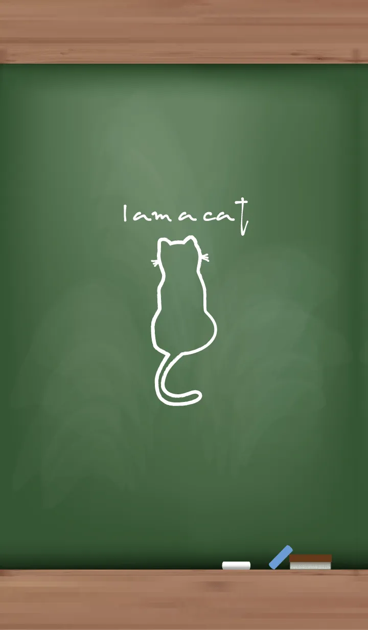 [LINE着せ替え] Black Board I am a cat 36の画像1