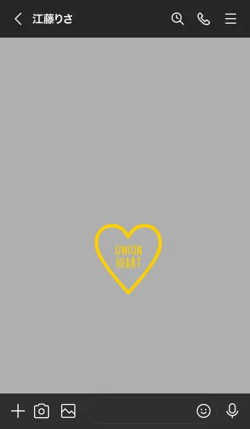 [LINE着せ替え] ユニオン ハート 027の画像3