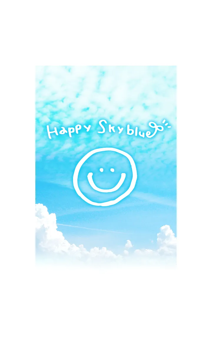 [LINE着せ替え] Happy Skyblueの画像1