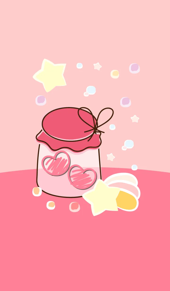 [LINE着せ替え] mini heart in the little jar 70の画像1