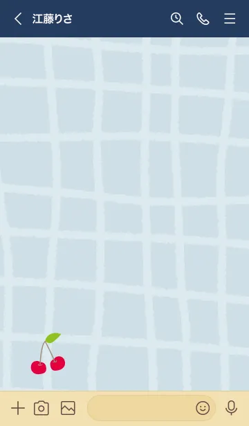 [LINE着せ替え] かわいい さくらんぼ14の画像3