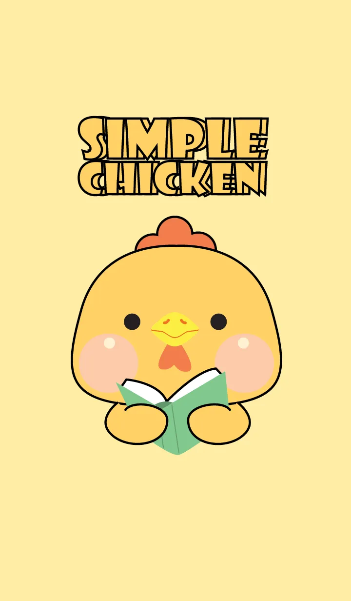 [LINE着せ替え] Simple Cutie  Chicken Theme (JP)の画像1