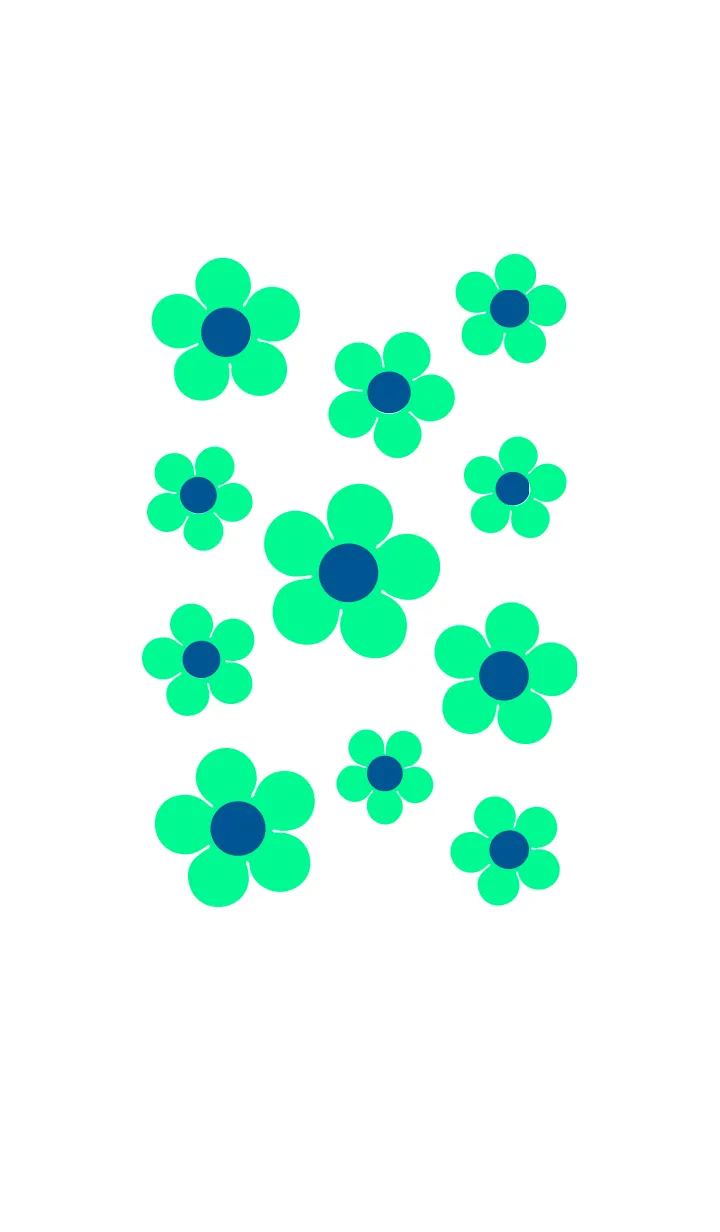 [LINE着せ替え] 可愛いお花 No.1-W15の画像1