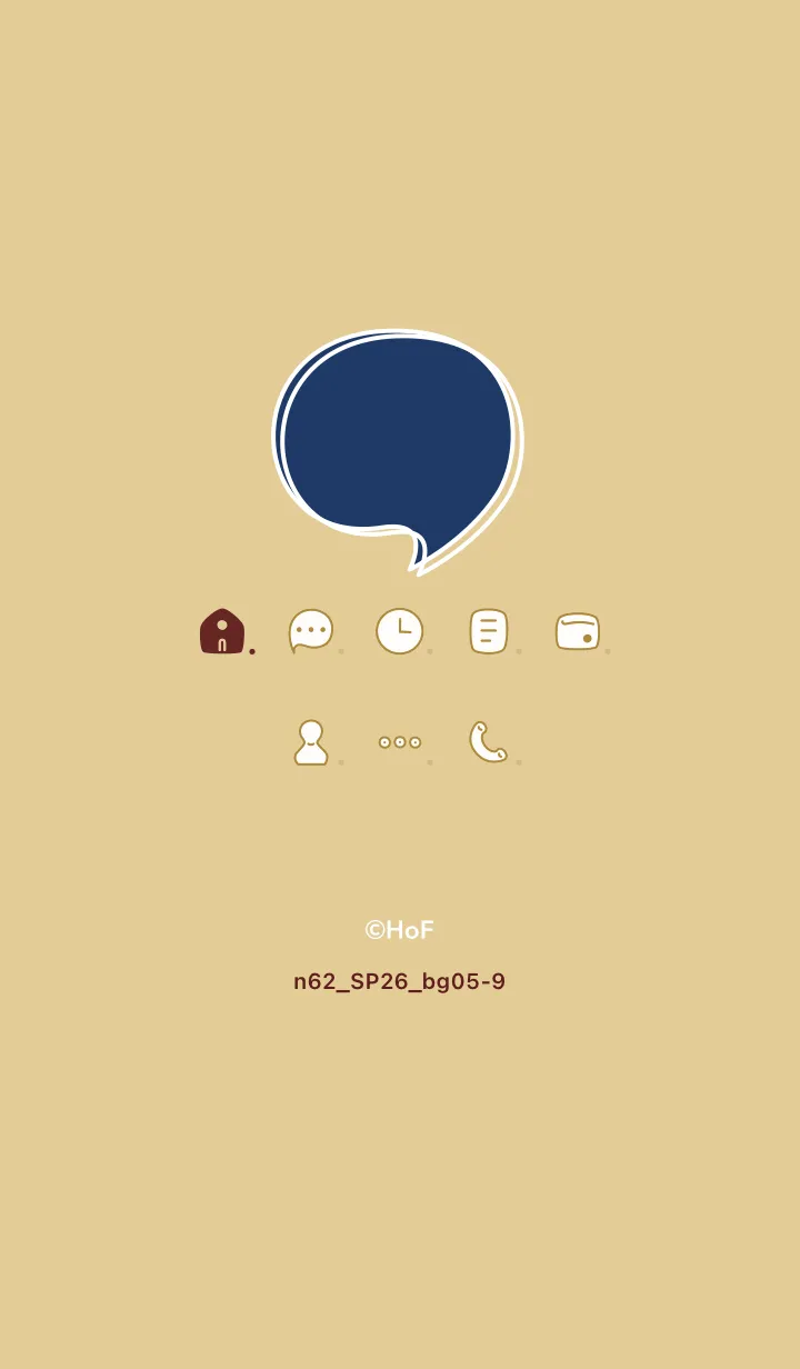 [LINE着せ替え] n62.26_ベージュ5-9の画像1