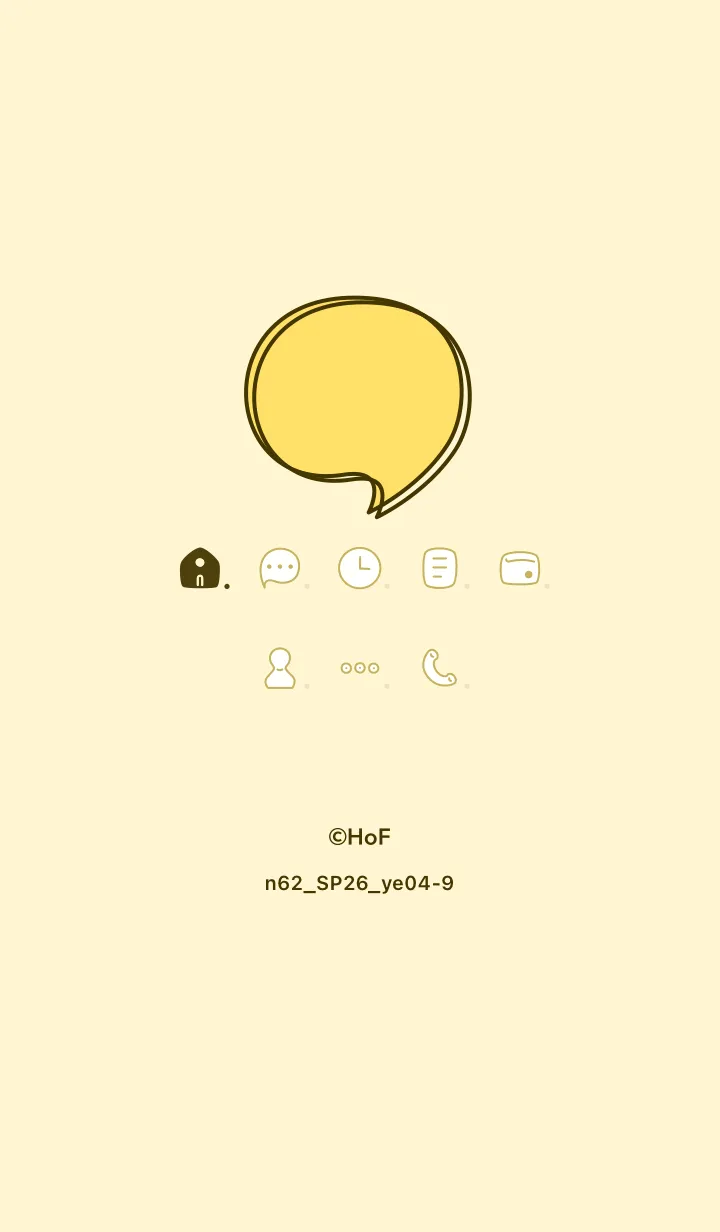 [LINE着せ替え] n62.26_イエロー4-9の画像1