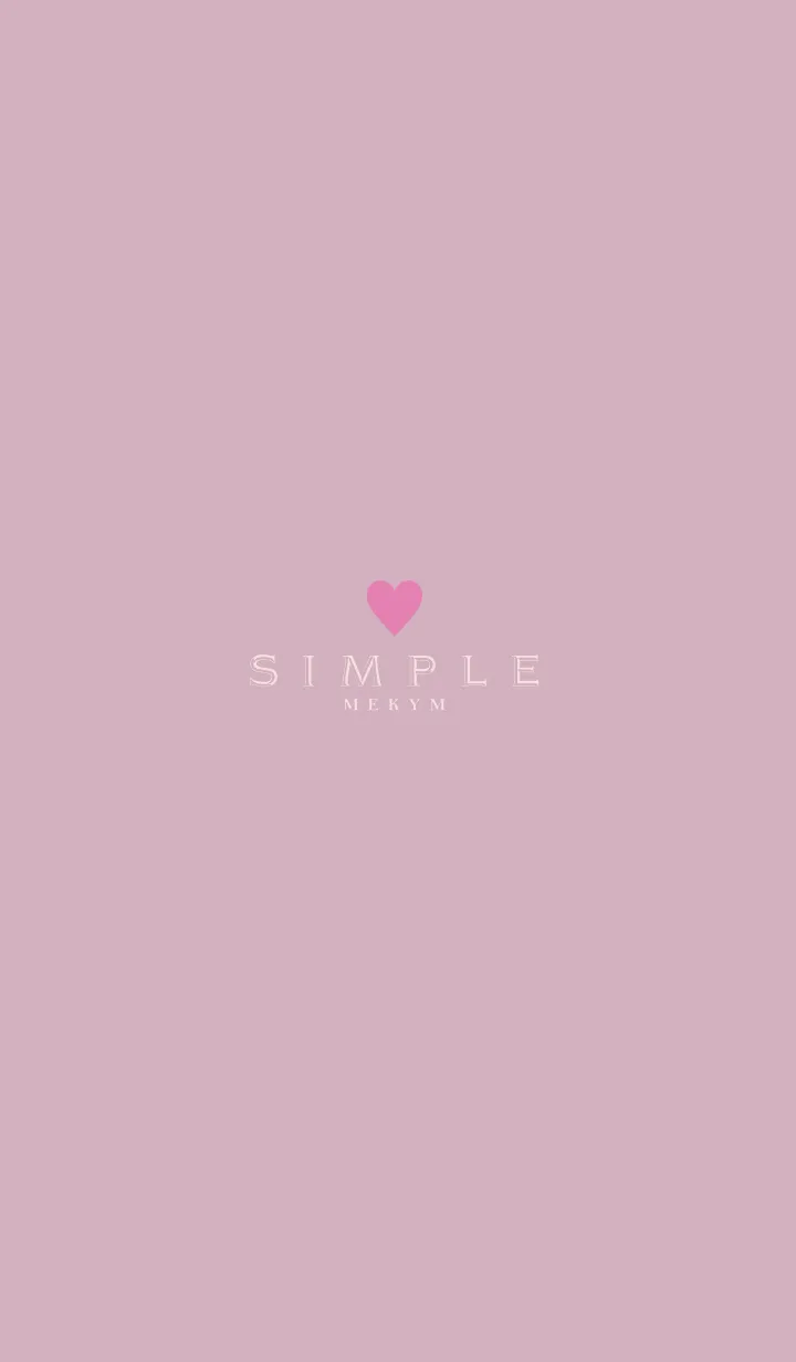 [LINE着せ替え] DUSKY PINK.SIMPLE 23の画像1