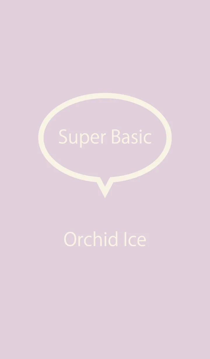 [LINE着せ替え] Super Basic Orchid Iceの画像1