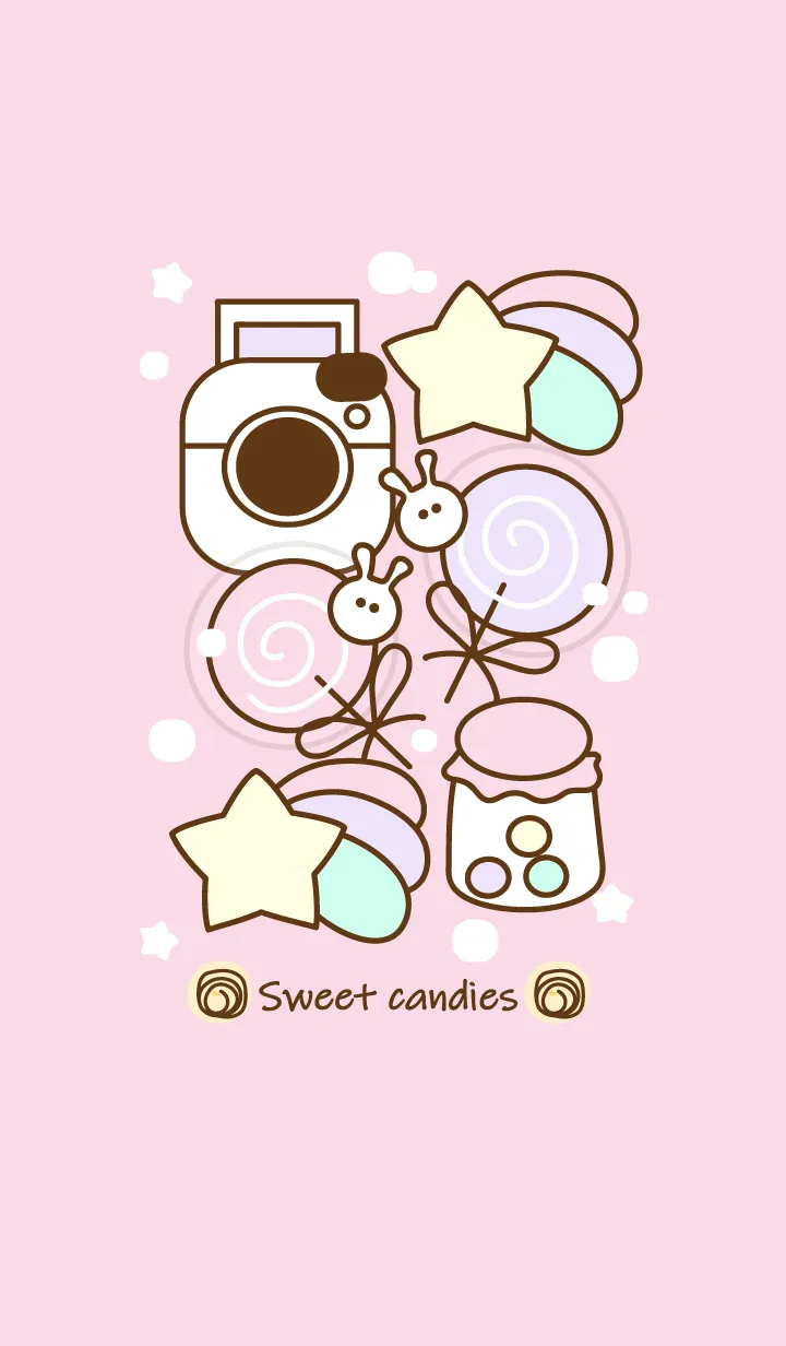 [LINE着せ替え] Lovely sweet candy 4の画像1