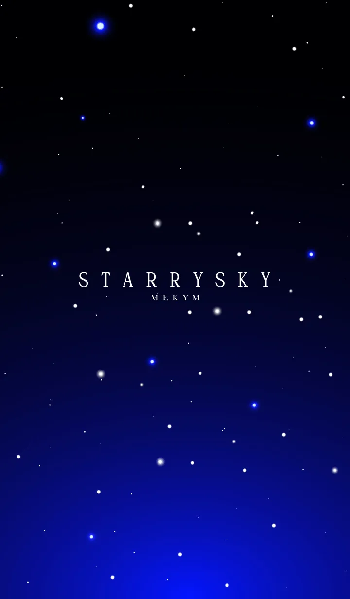 [LINE着せ替え] STARRY SKY -STAR- 5の画像1