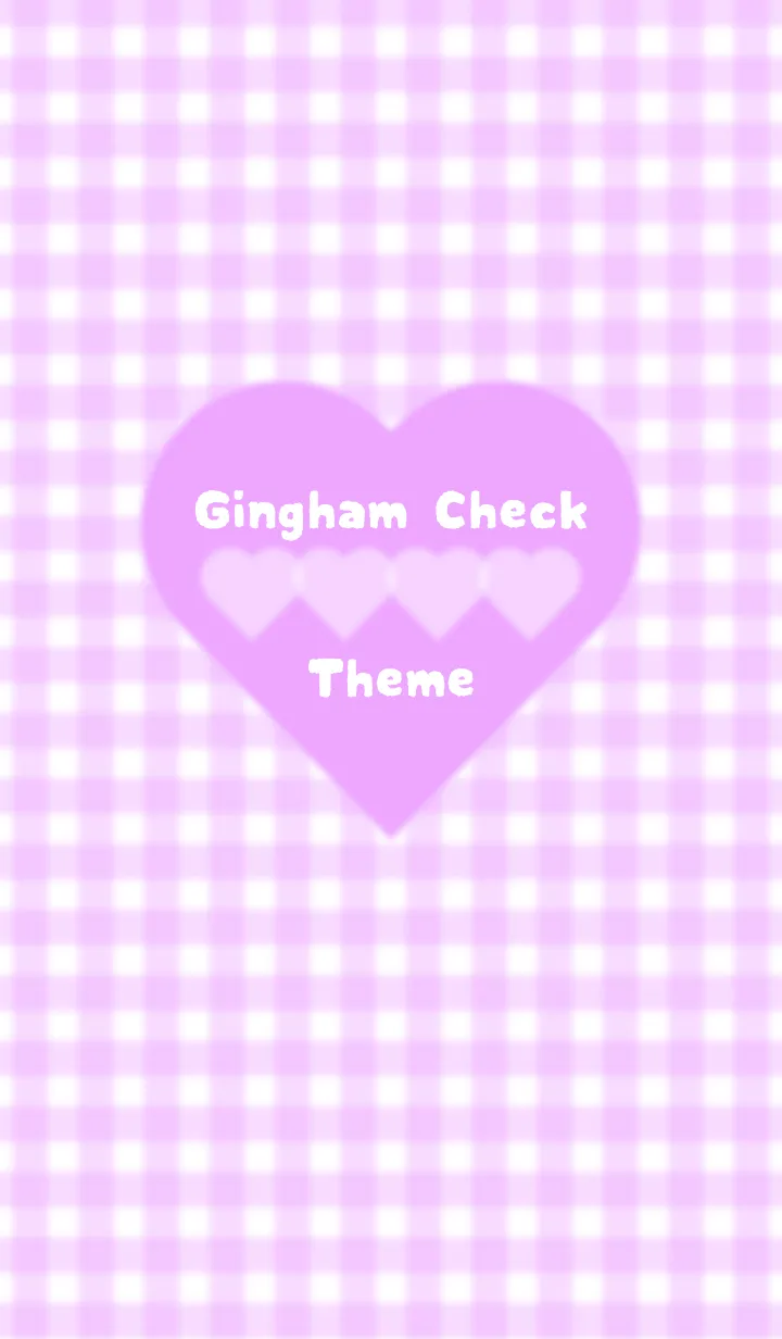 [LINE着せ替え] Gingham Check Theme ♡ -2021- 58の画像1