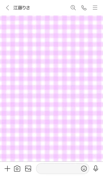 [LINE着せ替え] Gingham Check Theme ♡ -2021- 58の画像3