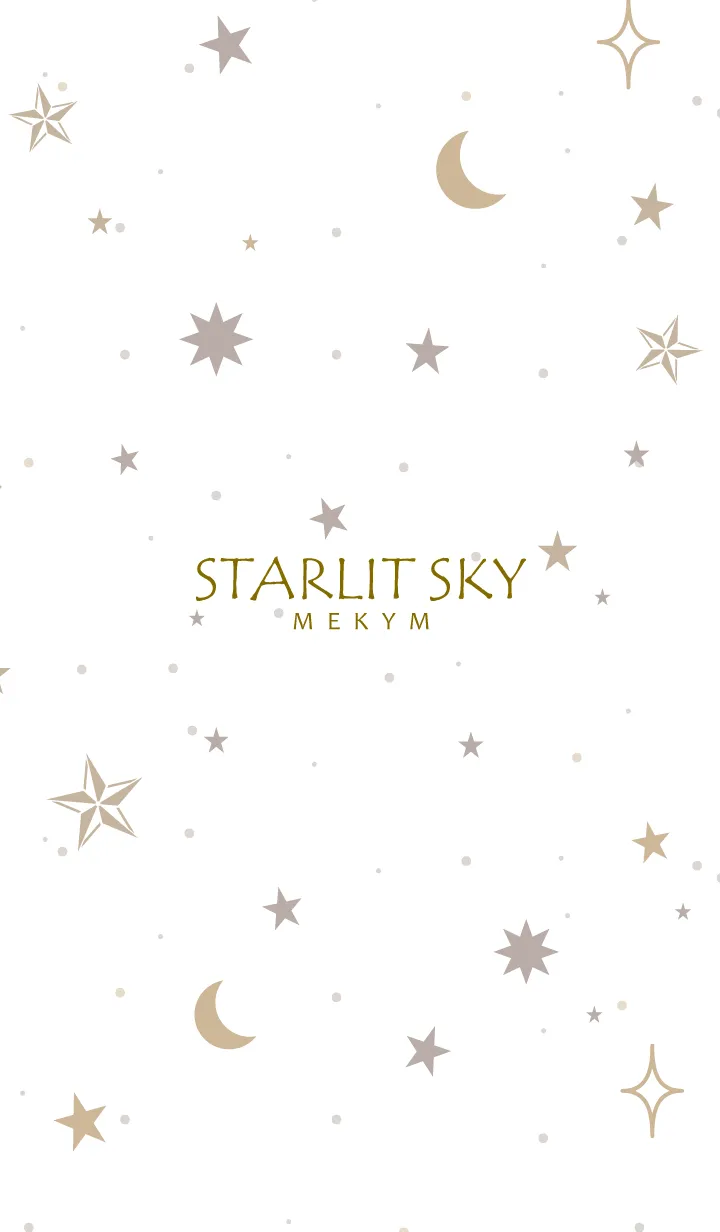 [LINE着せ替え] SIMPLE STARLIT SKY-MEKYM 14の画像1