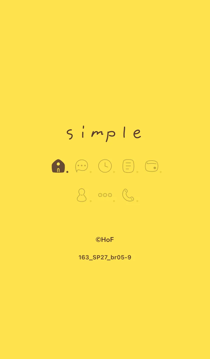 [LINE着せ替え] 163.27_ブラウン5-9の画像1