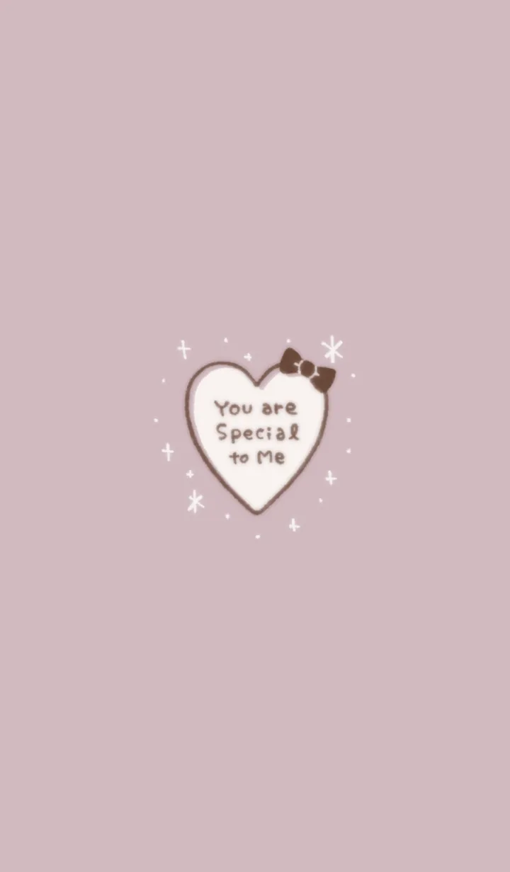 [LINE着せ替え] You are special/ピンクグレージュの画像1
