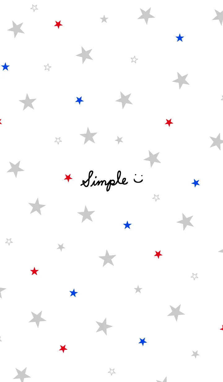 [LINE着せ替え] 星 白 スマイルの画像1