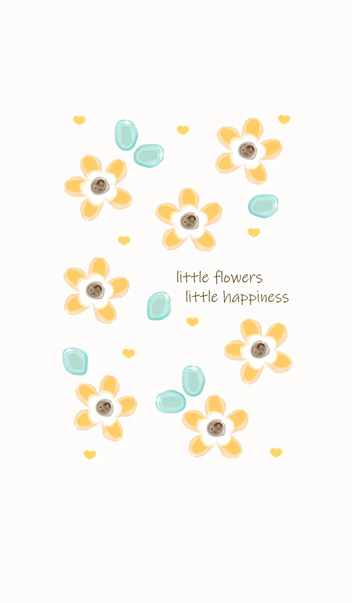 [LINE着せ替え] Little yellow flowers 11 :)の画像1