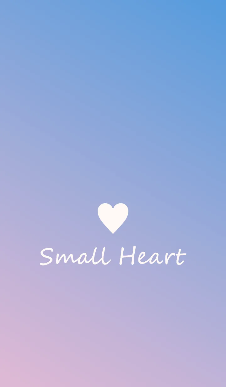 [LINE着せ替え] Small Heart *Pink&Blue 2*の画像1