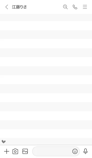 [LINE着せ替え] 大人可愛いねこハート＊ホワイトの画像3