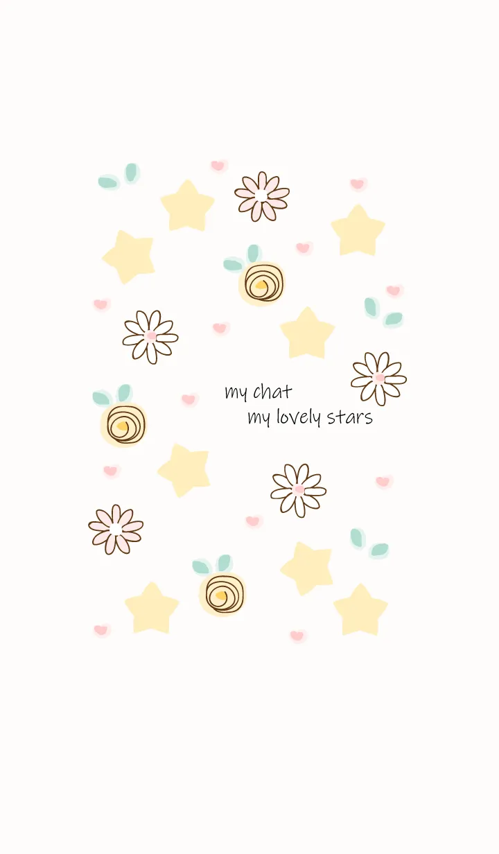 [LINE着せ替え] Light yellow stars 14の画像1