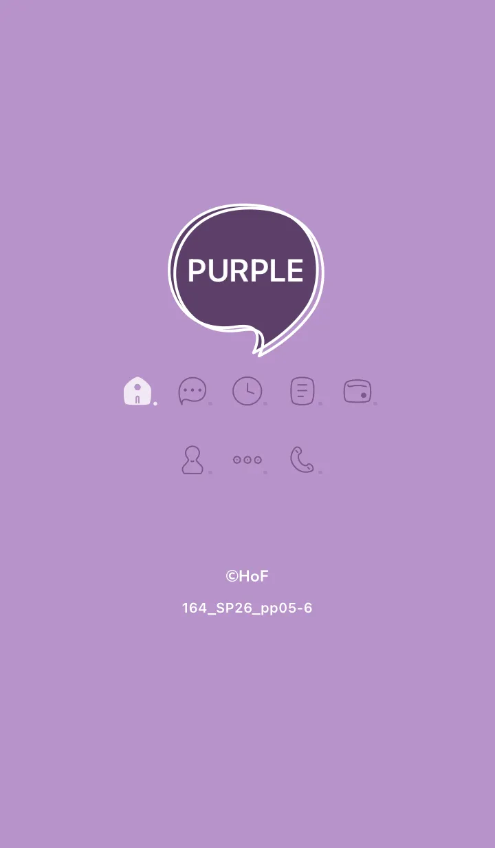 [LINE着せ替え] 164.26_パープル5-6の画像1