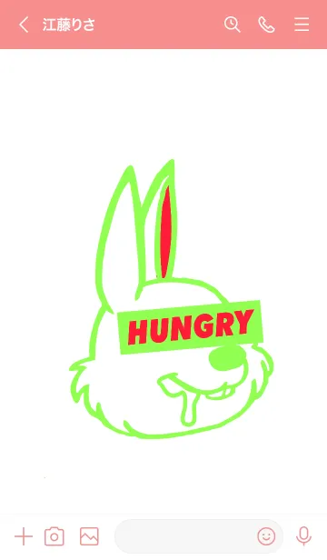 [LINE着せ替え] ハングリー ラビット 18の画像3