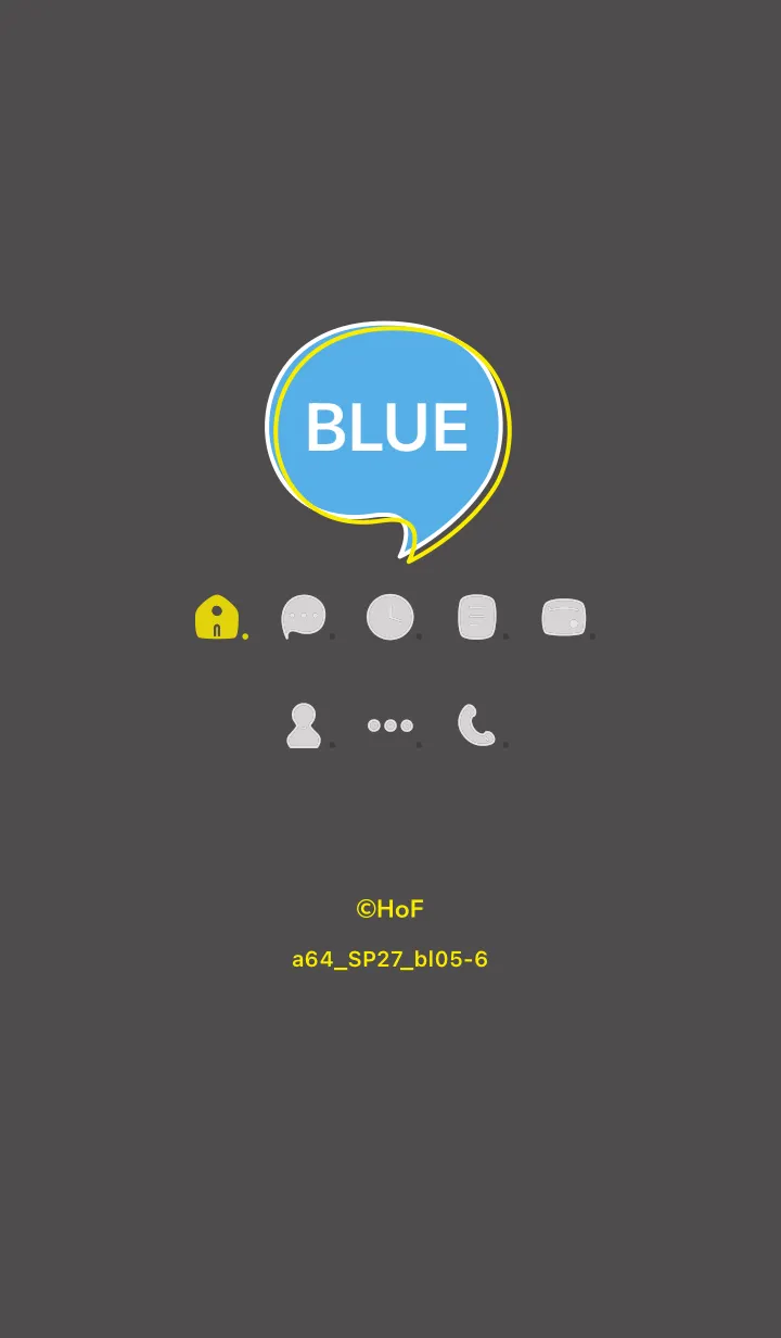 [LINE着せ替え] a64_27_ブルー5-6の画像1