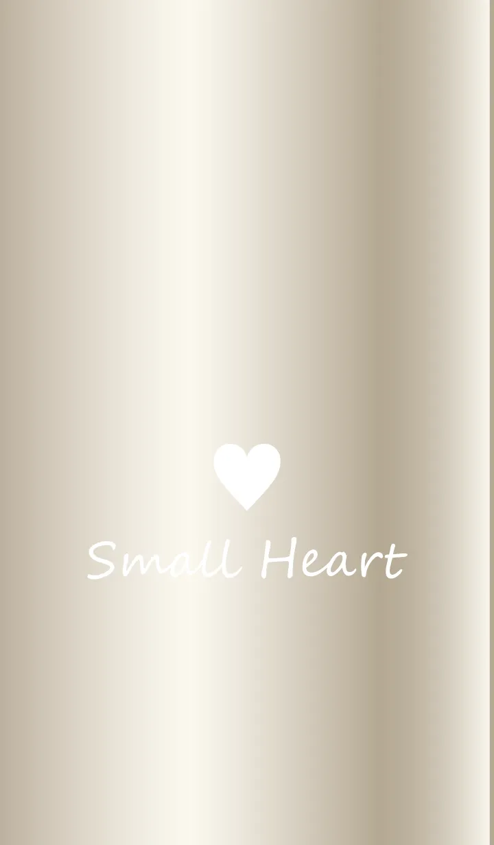 [LINE着せ替え] Small Heart *Champagne Gold*の画像1