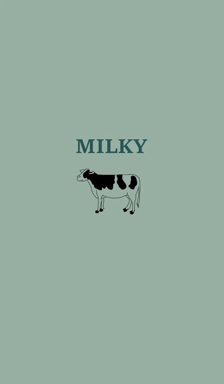 [LINE着せ替え] MILKY -dustygreen-の画像1