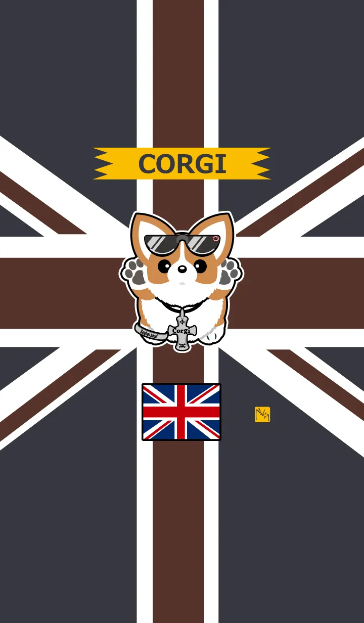 [LINE着せ替え] コーギー レッドの画像1