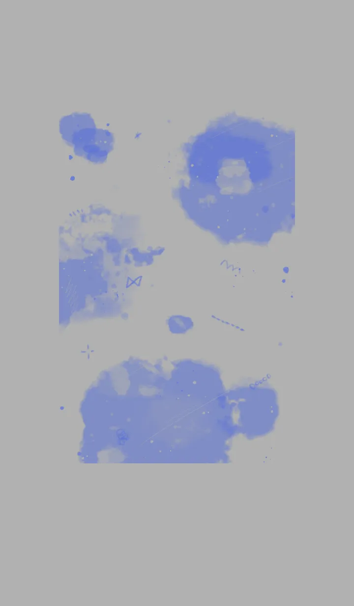 [LINE着せ替え] くすみブルー＆グレーの画像1