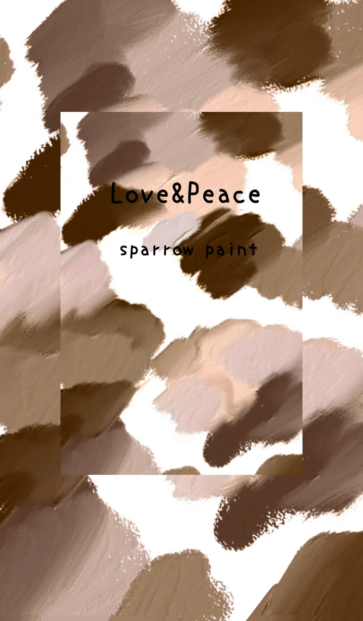 [LINE着せ替え] 油絵アート【sparrow paint 23】の画像1