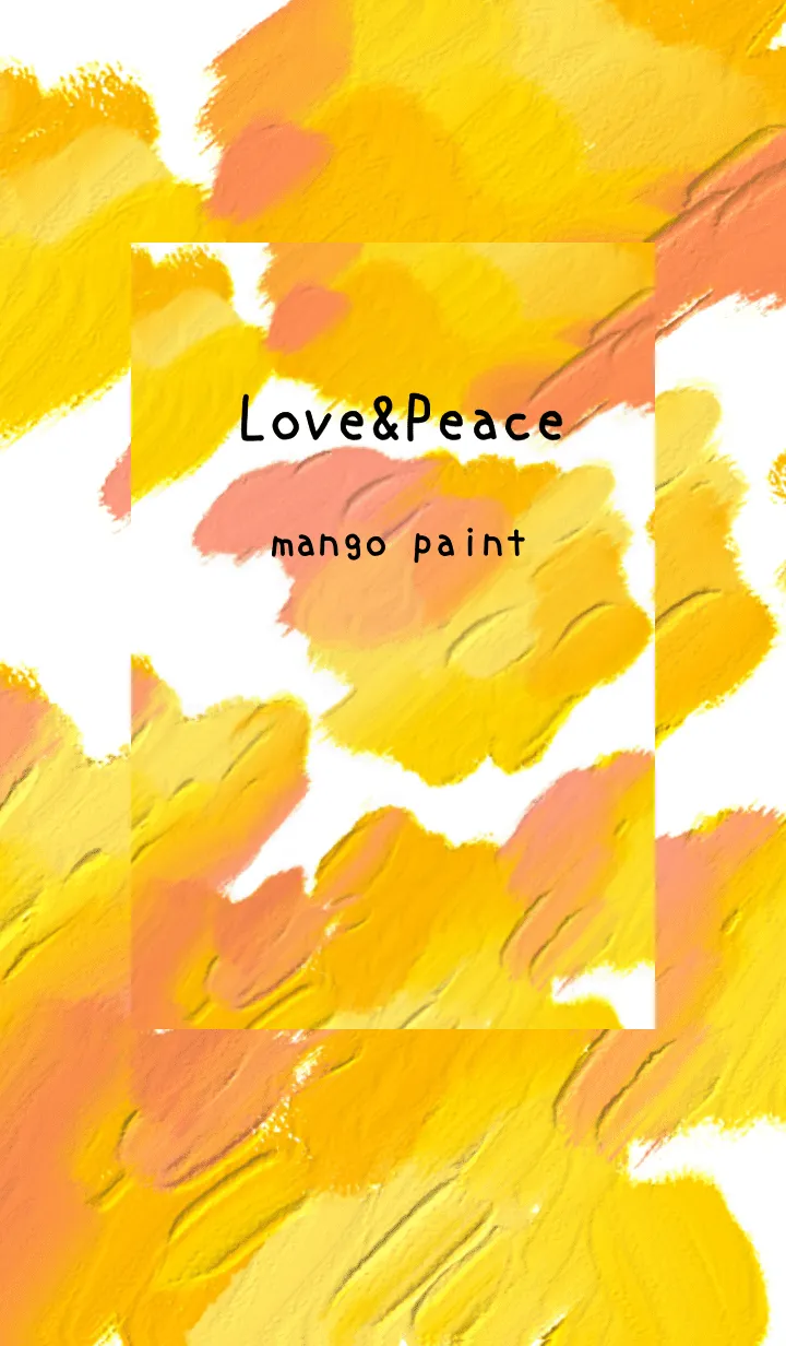 [LINE着せ替え] 油絵アート【mango paint 24】の画像1