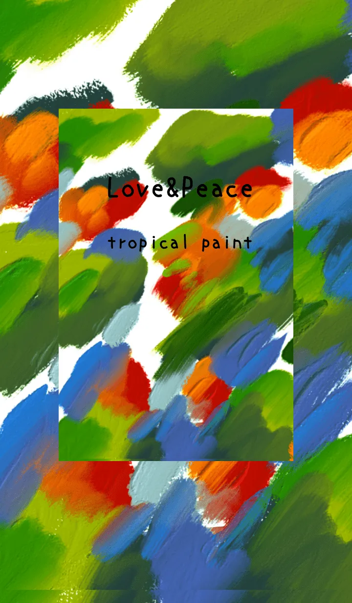 油絵アート【tropical paint 26】の着せ替えメイン画像