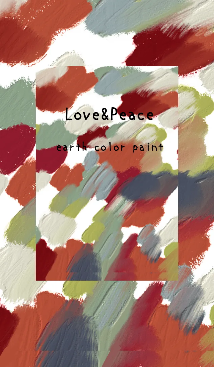 [LINE着せ替え] 油絵アート【earth colorpaint 29】の画像1