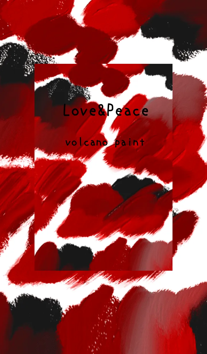 [LINE着せ替え] 油絵アート【volcano paint 32】の画像1