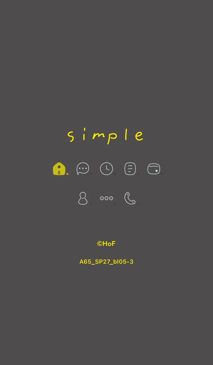 [LINE着せ替え] A65.27_ブルー5-3の画像1