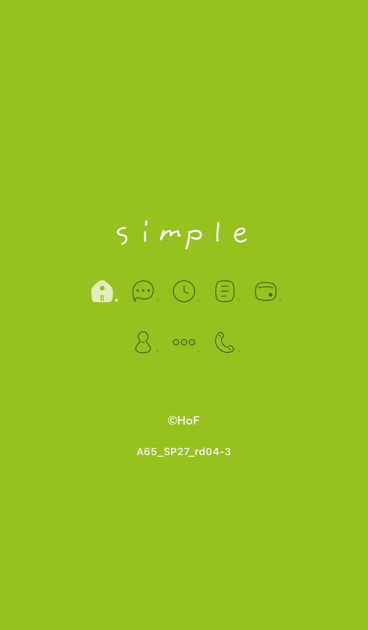 [LINE着せ替え] A65.27_レッド4-3の画像1