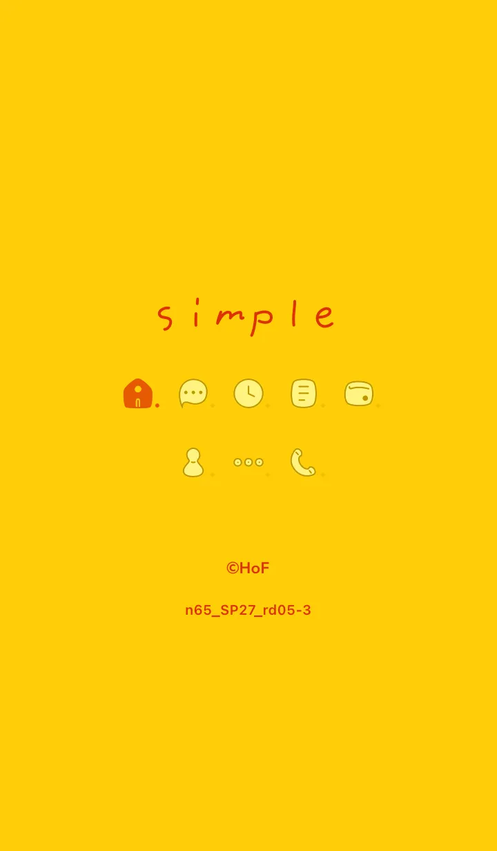 [LINE着せ替え] n65_27_レッド5-3の画像1