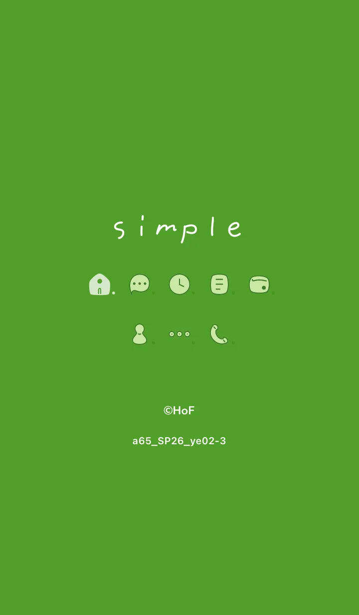 [LINE着せ替え] a65_26_イエロー2-3の画像1