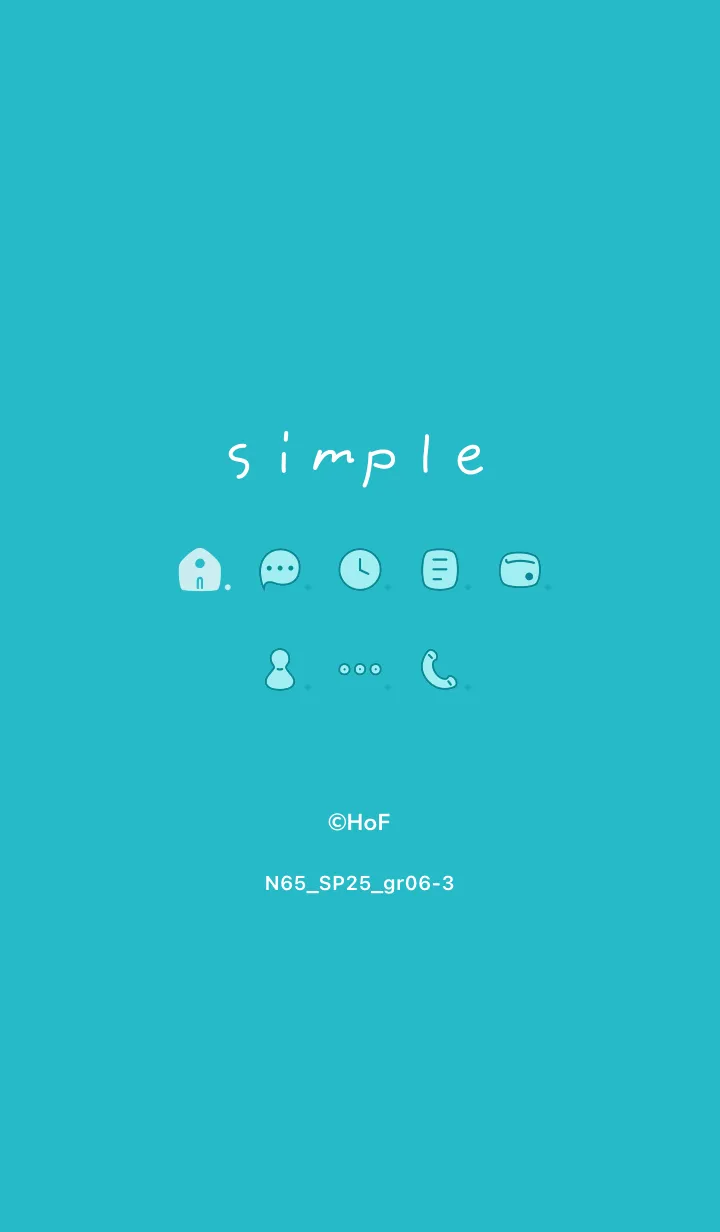 [LINE着せ替え] N65_25_グリーン6-3の画像1