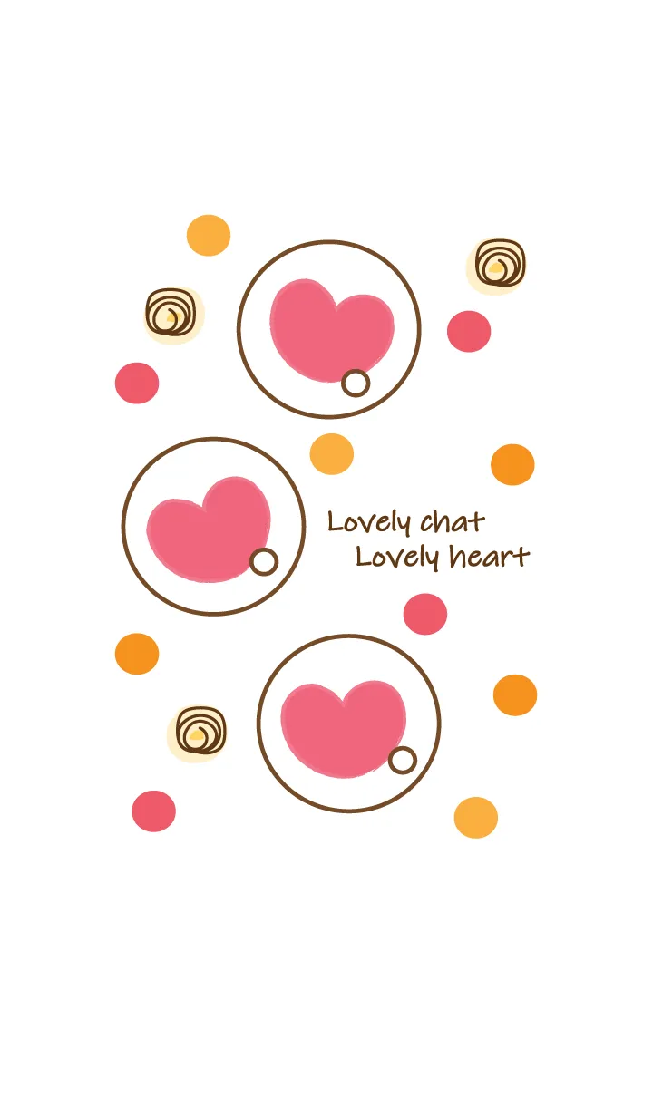 [LINE着せ替え] Heart in the bubble 5の画像1