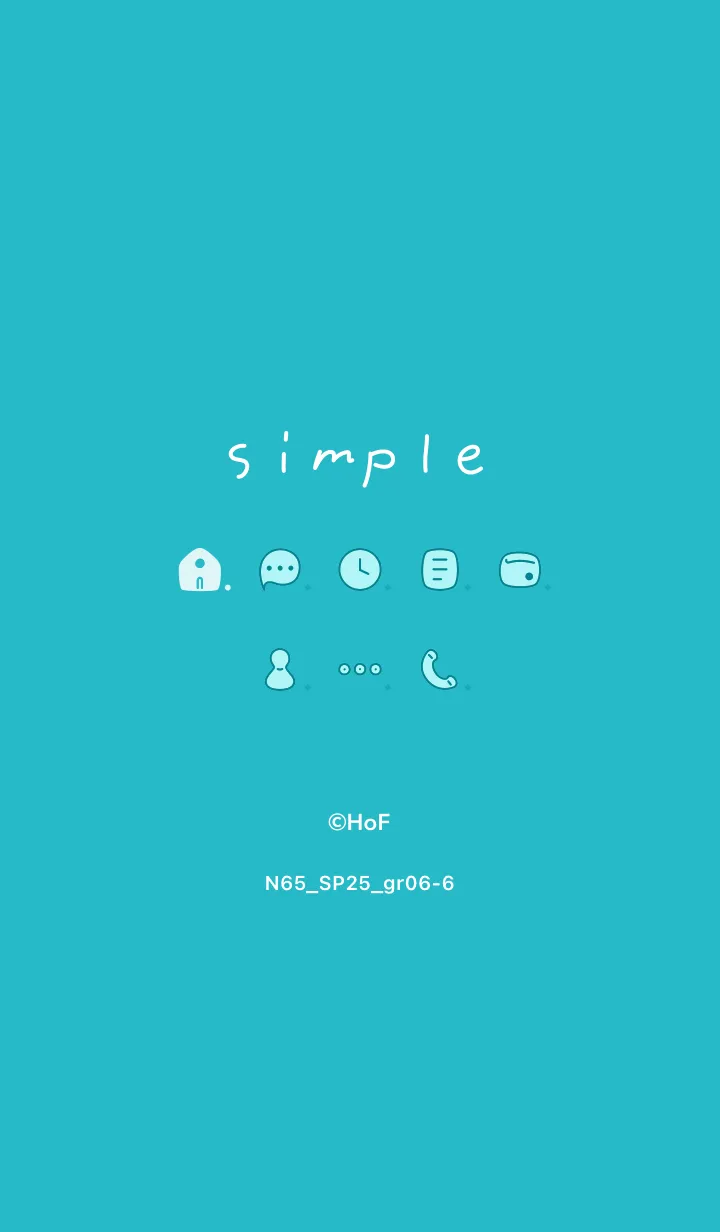 [LINE着せ替え] N65_25_グリーン6-6の画像1