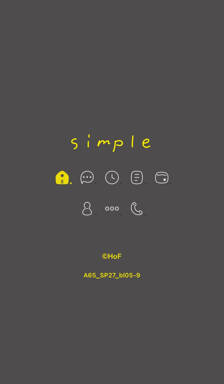 [LINE着せ替え] A65.27_ブルー5-9の画像1