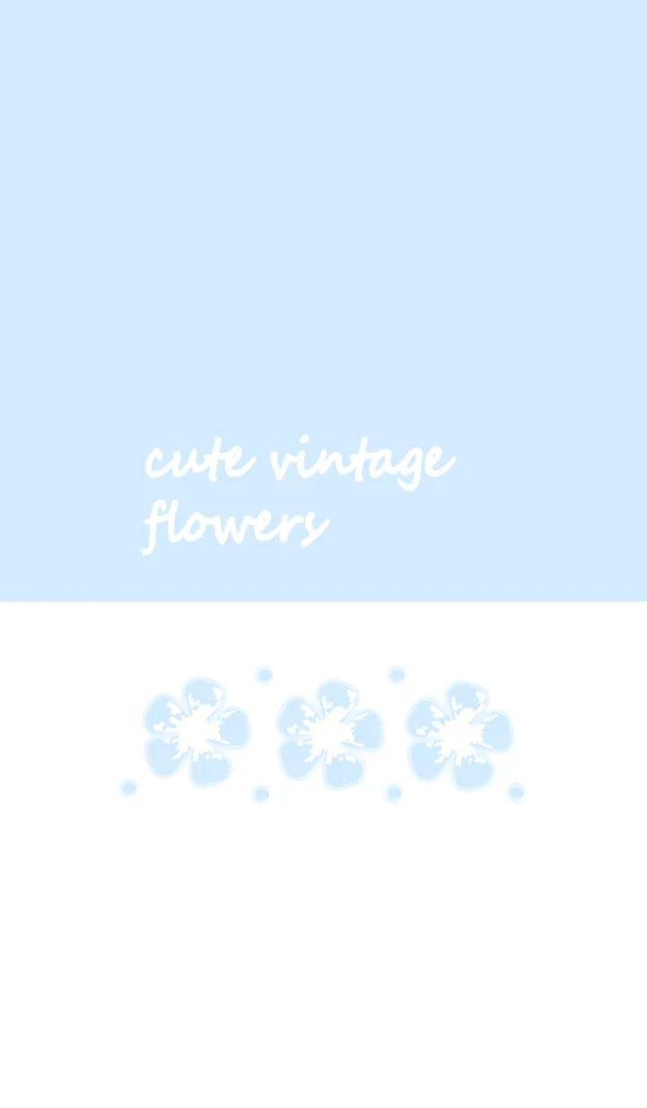 [LINE着せ替え] Cute vintage flower (New ver) 16の画像1
