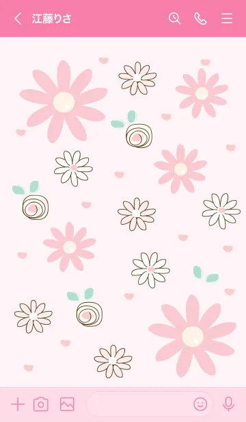 [LINE着せ替え] Fairy tale flowers 15の画像3