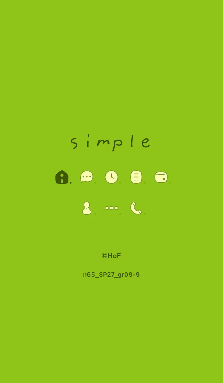 [LINE着せ替え] n65_27_グリーン9-9の画像1