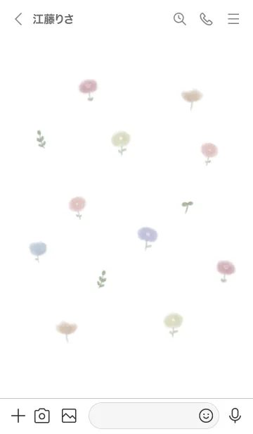 [LINE着せ替え] 『おはなさん✿』の画像3