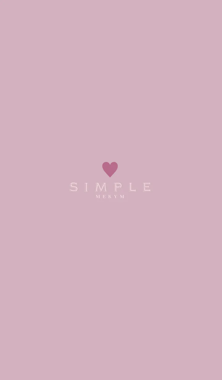[LINE着せ替え] DUSKY PINK.SIMPLE 24の画像1